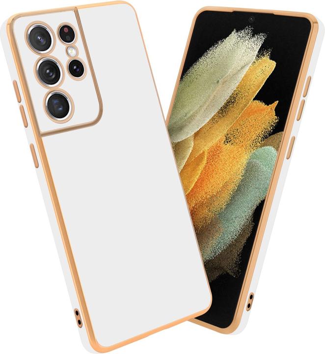 Produktbild Cadorabo Hülle für Samsung Galaxy S21 ULTRA im TPU mit Kameraschutz LM130 Style (Samsung Galaxy S21 Ultra)
