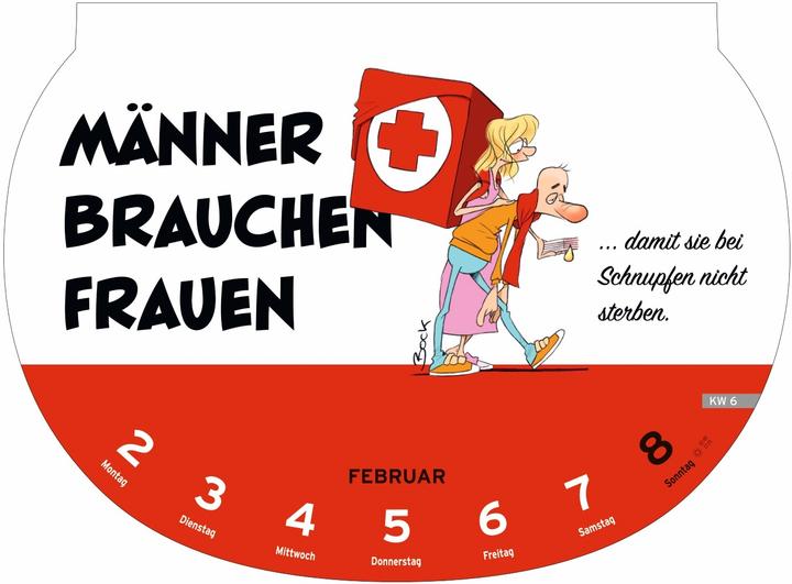 Produktbild Heye Bildkalender Dumme Sprüche (Harter Einband, Deutsch)