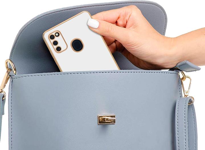 Productafbeelding Cadorabo Hoesje voor Samsung Galaxy M21 / M30s in TPU met camerabescherming LM130 Style (Samsung Galaxy M30, Samsung Galaxy M21)
