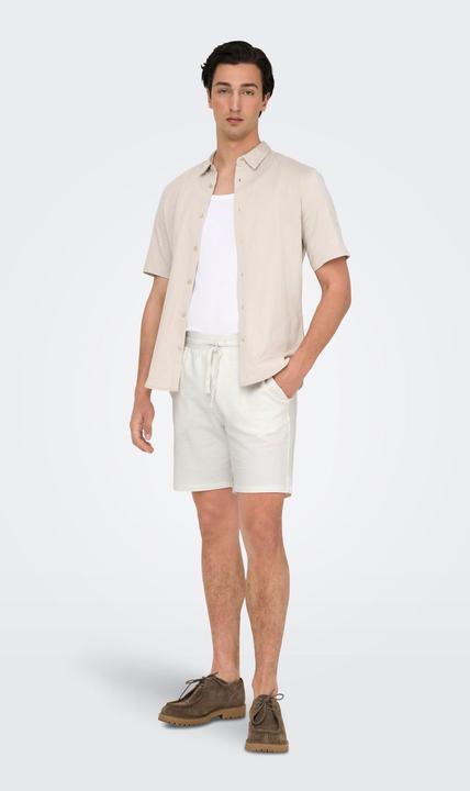 Actual product image Only & Sons Onskian Reg Seersucker Shorts (XS)