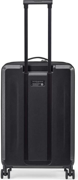 Actual product image Senz Senx Foldable Check In Trolley, 60L, Pure Black (60 l, M (50 - 90l))