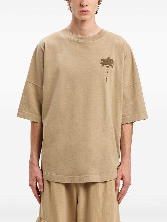 Actual product image Palm Angels T-shirts And Polos Beige (M)
