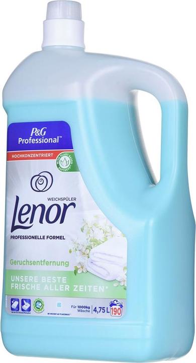 Actual product image Lenor Fabric softener Fresh Odour Eliminator, 4,75 l (190 Washing cycles, Liquid detergent)