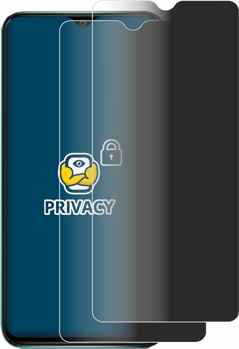 Produktbild BROTECT Sichtschutzfolie Anti-Spy Privacy Folie Blaulicht-Schutz (2 Stück, Wiko Power U20)