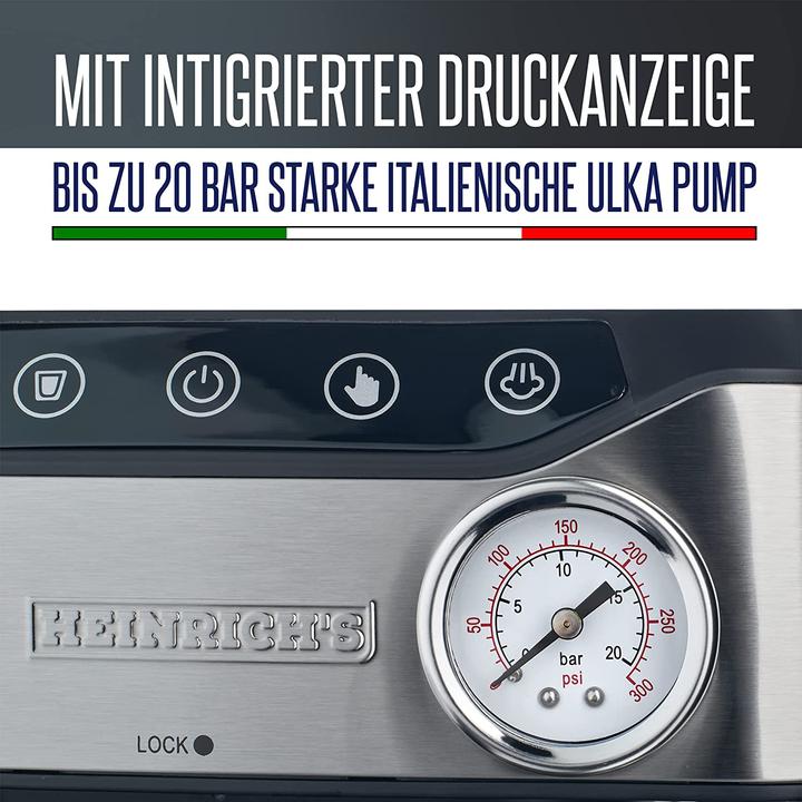 Produktbild Heinrich´s Espressomaschine mit LED-Touchscreen