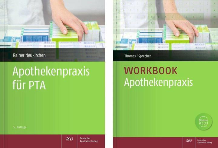 Produktbild Apothekenpraxis-Workbook mit Apothekenpraxis für PTA (Deutsch, Wolfgang Kircher, Heike Steen, Holger Herold, Anke Schichte, Rika Prager, 2022)