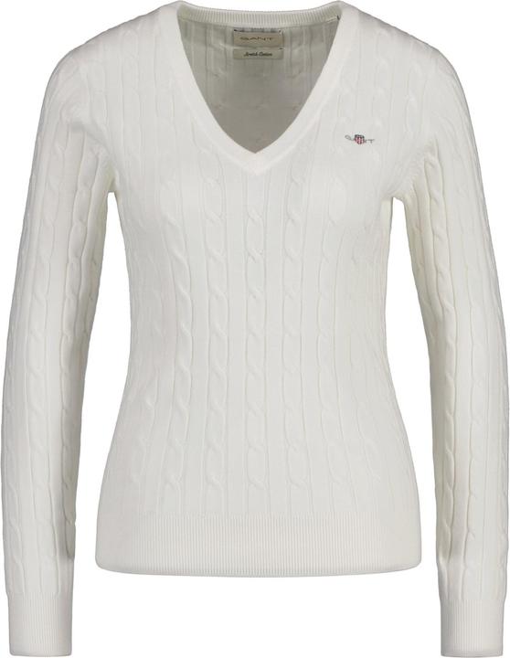 Actual product image GANT Stretch Cotton Cable V-Neck (XXL)