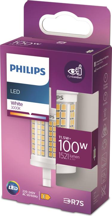 Actual product image Philips white (R7s, 11.50 W, 1521 lm, 4 x, E)