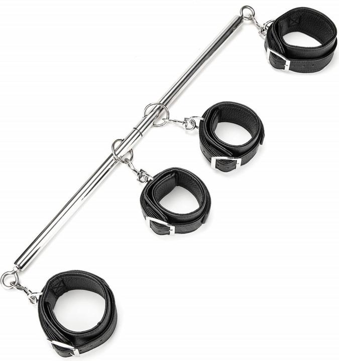 Actual product image Lux Fetish 4 Cuff Expandable Spreader Bar Set
