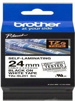 Produktbild Brother TZe-SL251 (2.40 cm, Weiss)