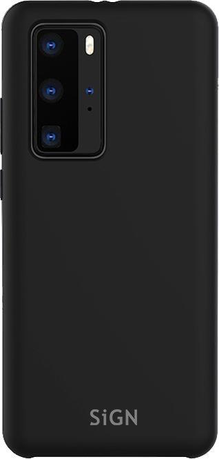 Image du produit SIGN Etui en silicone liquide pour Huawei P40 Pro - Noir (Huawei P40 Pro)