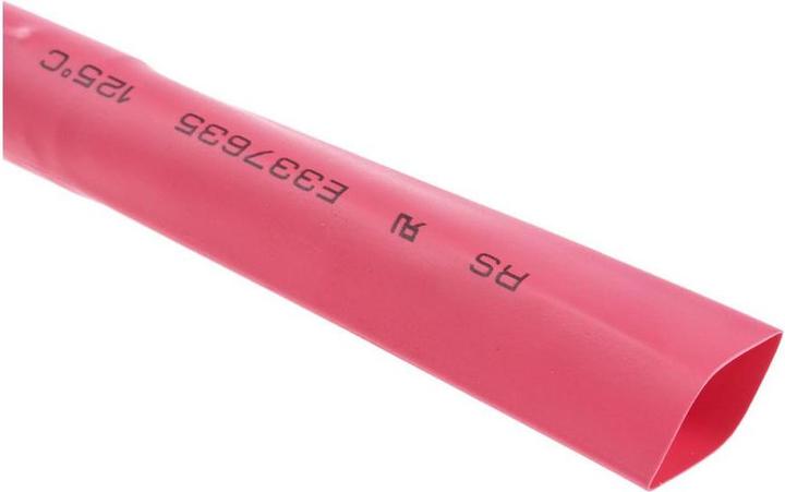 Actual product image Rs Pro Red low shrink temp tube 12.7mm i/d