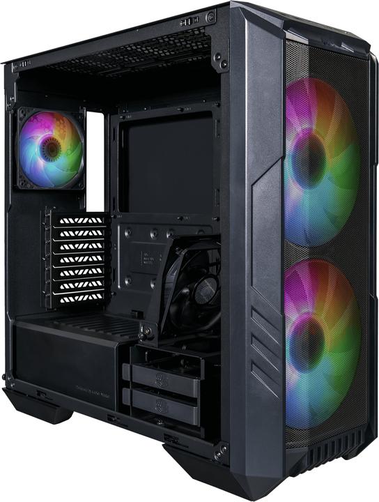 Produktbild Cooler Master HAF 500, Midi-Tower, ARGB, Tempered Glass (ATX, mATX, Mini-ITX, E-ATX)