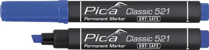 Produktbild Pica Permanentmarker (Blau, 6 mm, 10 x)