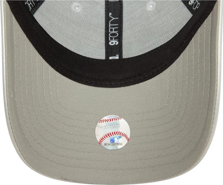 Produktbild New Era 9Forty Damen Cap - KUNSTLEDER NY Yankees silber