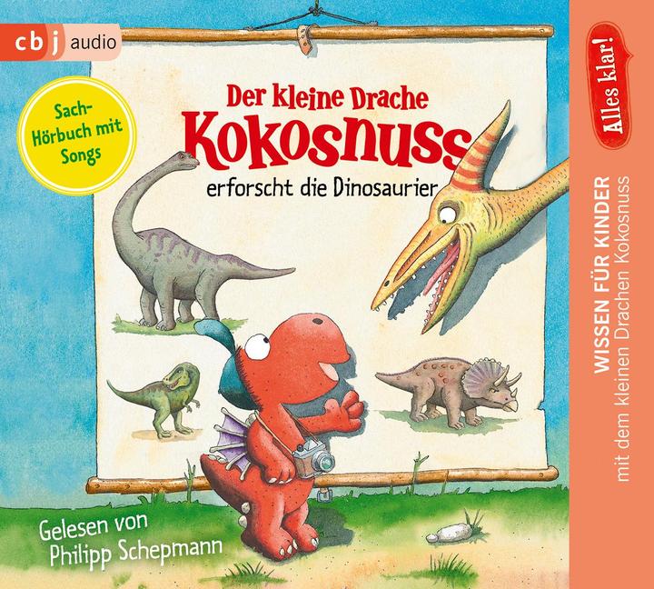 Image du produit Tout est clair ! Le petit dragon Noix de coco explore... Les dinosaures (Ingo Siegner, Alfred Dieler, Philipp Schepmann, Allemand)