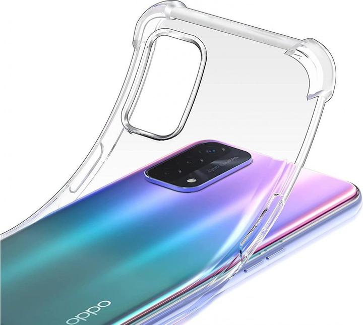 Actual product image Screenguard Oppo A54 5G Case Crystal Soft Airbag Bumper (Oppo A54 5G)