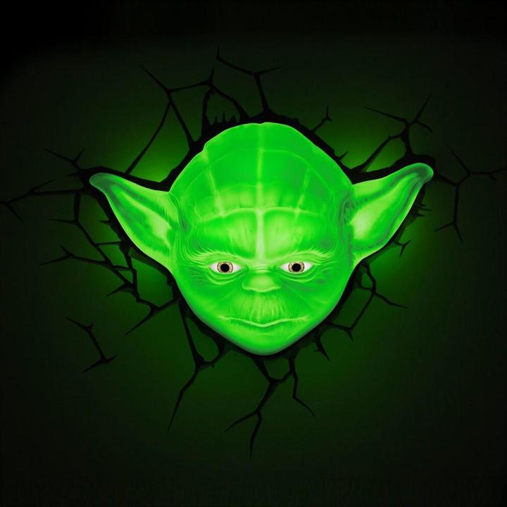 Produktbild 3DLightFX Star Wars - Yoda - 3D LED Leuchte 21 cm