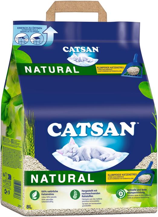 Productafbeelding Catsan Natuurlijk (Bindmiddel, Biologisch afbreekbaar, Neutraliserend, 4.68 kg)