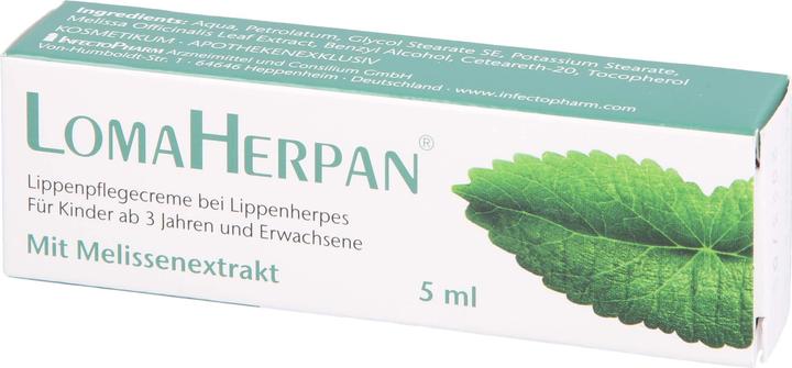 Immagine prodotto Infectopharm Crema Per Labbra Lomaherpan (5 ml)