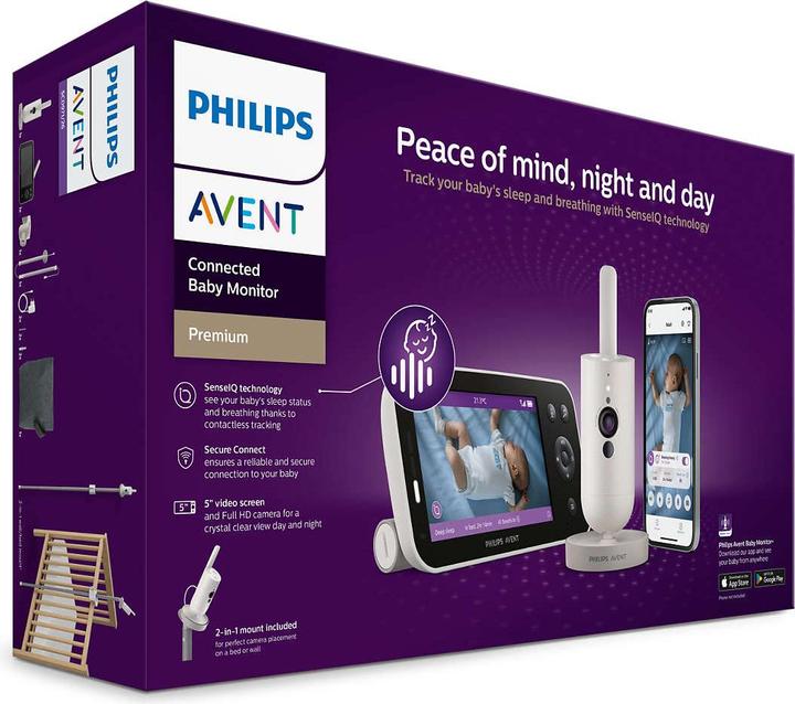 Image du produit Philips Avent Vidéo Premium Connected (Vidéo et audio, 400 m)