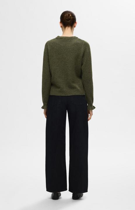Produktbild Selected Femme Rüschenärmel Strickpullover (XS)