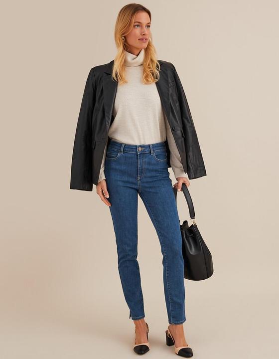 Immagine prodotto Anne Weyburn Blazer in vita in pelle di agnello (40)
