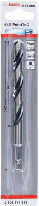Actual product image Bosch Professional Zubehör HSS PointTeQ hexagonal drill bit 11.0 mm (11 mm)