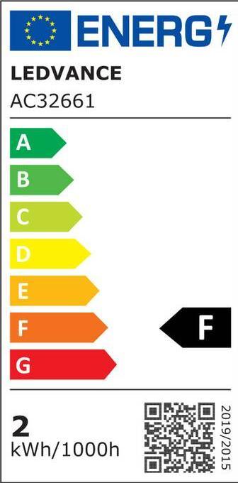 Energie-Label Osram Star R50 (E14, 1.50 W, 110 lm, 1 x, F)