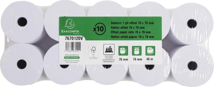 Produktbild Exacompta Kassenrollen