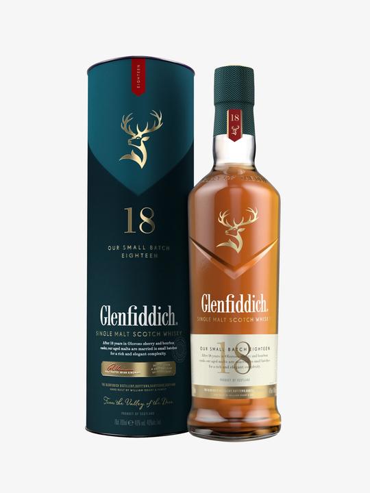Produktbild Glenfiddich 18 Years Old (Scotch Whisky, Single Malt, 1 x 70 cl)