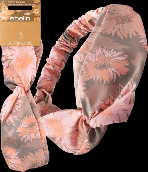 Image du produit dm ebelin Bandeau de cheveux en matière recyclée avec imprimé floral