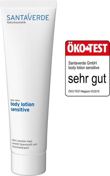 Image du produit SantaVerde Lotion corporelle à l'aloe vera Sensitive (Crème pour le corps, 150 ml)