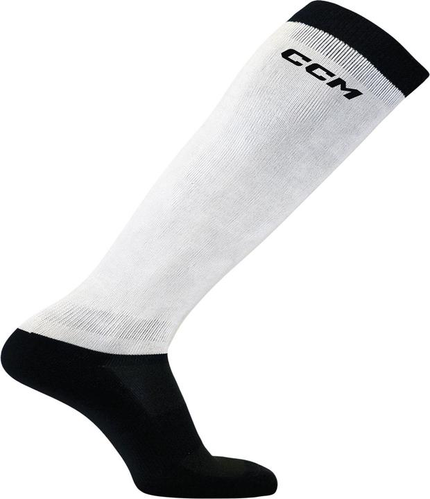 Produktbild CCM SOCKPLCT5K Skate-Socken Silber/Schwarz L (5595016) (L)