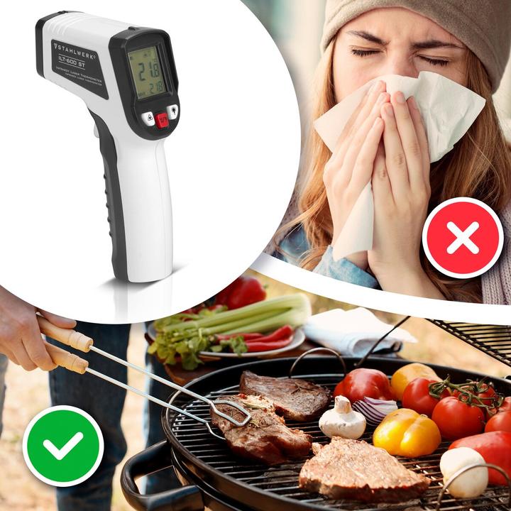 Produktbild Stahlwerk Infrarot-Laser-Thermometer ILT-600 ST