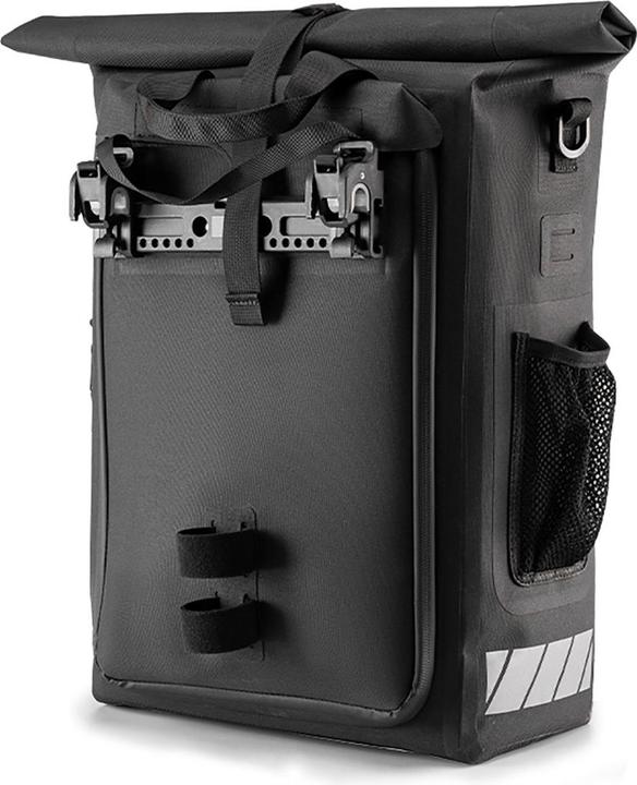 Immagine prodotto Rockbros Bike Bag with Backpack Function, Waterproof, with Helmet Attachment 18l - Black (18 l, Borsa portapacchi)