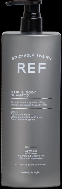 Immagine prodotto Ref. REF Shampoo per capelli e corpo 1000 ml (1000 ml, Shampoo liquido)