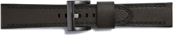 Strap Studio Pelle classica marrone scuro (22 mm, Cuoio)