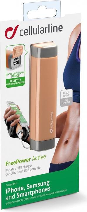 Image du produit Cellularline Freepower Active (2200 mAh, 5 W, 8.14 Wh)