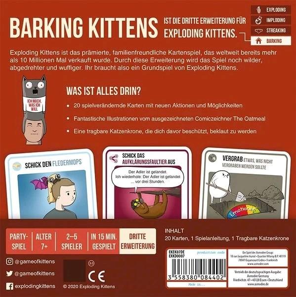 Produktbild Exploding Kittens Barking Kittens (Deutsch)