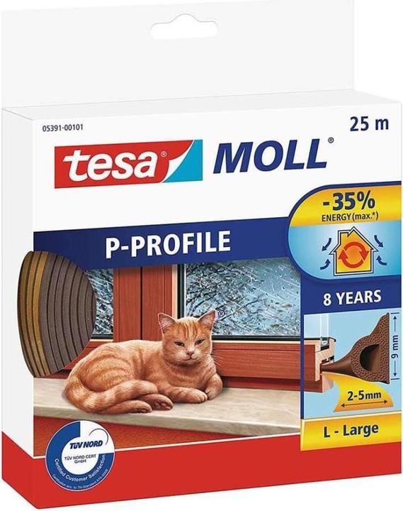 Immagine prodotto tesa Guarnizione in gomma con profilo a P (0.30 kg, Marrone)