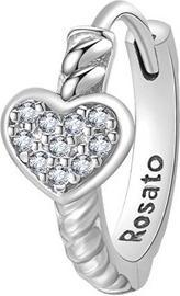Rosato Silver single earrings Heart Storie RZO064R