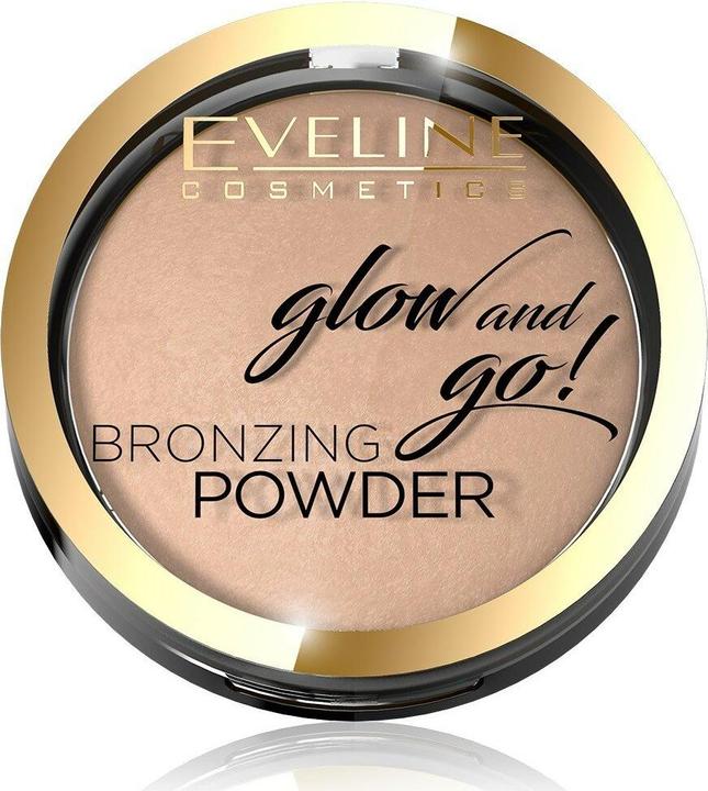 Produktbild Eveline Glow And Go! Bronzing Powder Powder Powder Bronzer In Stone 01 Go Hawaii 8.5G (01 Go Hawaii 8.5G, Bronzer, 8.50 g)
