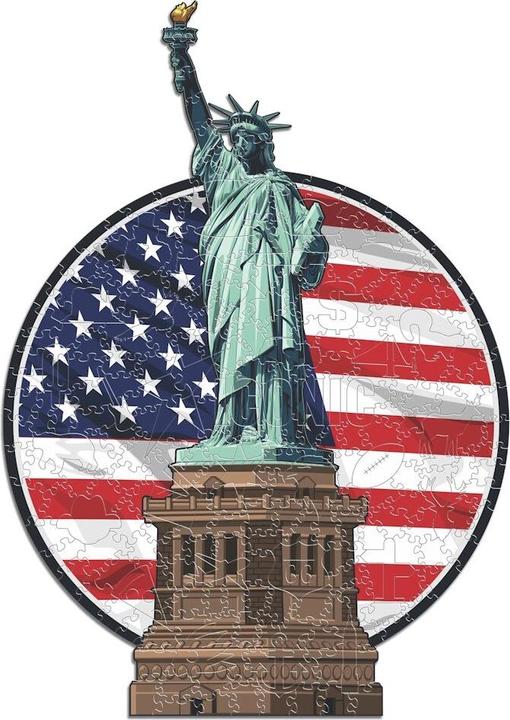 Produktbild Iconic Freiheitsstatue - USA -Holz Puzzle Grösse L (500 Teile) (500 Teile)