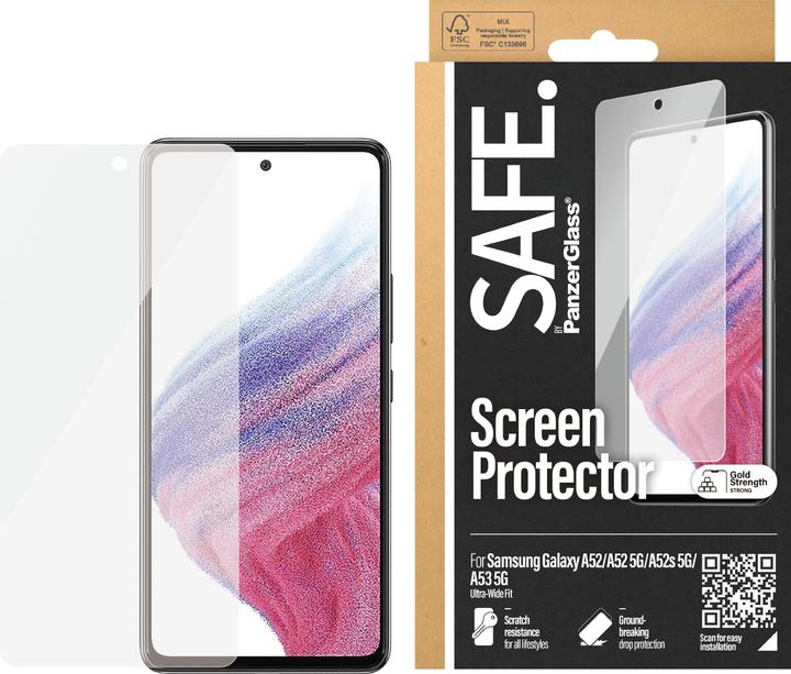 Actual product image Safe. Display protector Case Friendly (1 Piece, Samsung Galaxy A53 5G, Samsung Galaxy A52, Samsung Galaxy A52 5G, Samsung Galaxy A52s 5G)
