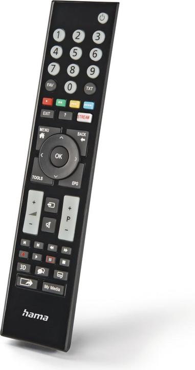 Image du produit Hama Télécommande universelle pour Grundig TVs, IR, apprentissage, touches lumineuses (Télécommande universelle, Infrarouge)