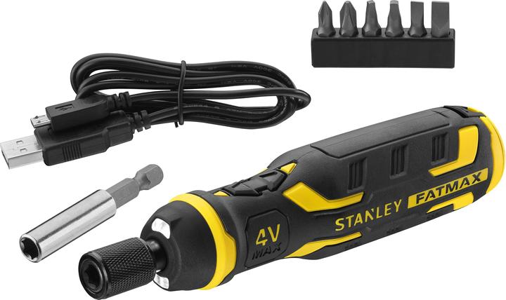 Productafbeelding Stanley FATMAX 4V Power-Assist bitschroevendraaier (Kruisvormig PZ, Gleuf)