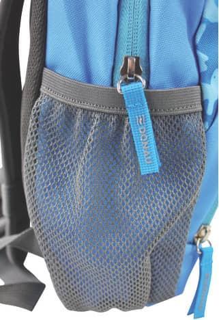 Donau Kindergartenrucksack Mini Schildkröte Kunstfaser blau/camouflage