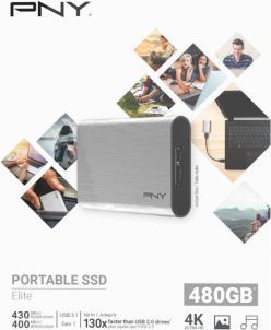 Actual product image PNY Elite (480 GB)