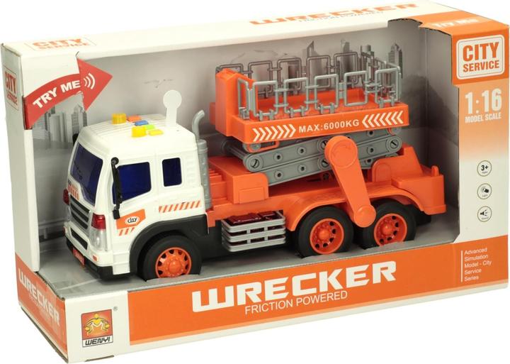 Actual product image Lorry with aerial work platform with light and sound